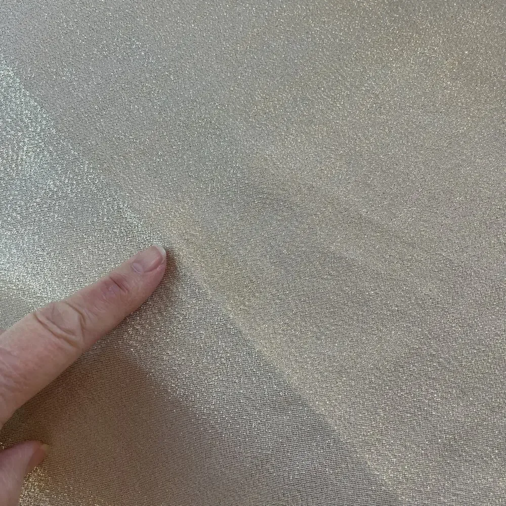 Christmas Holiday Glitter Tablecloth Rectangular Gold 57